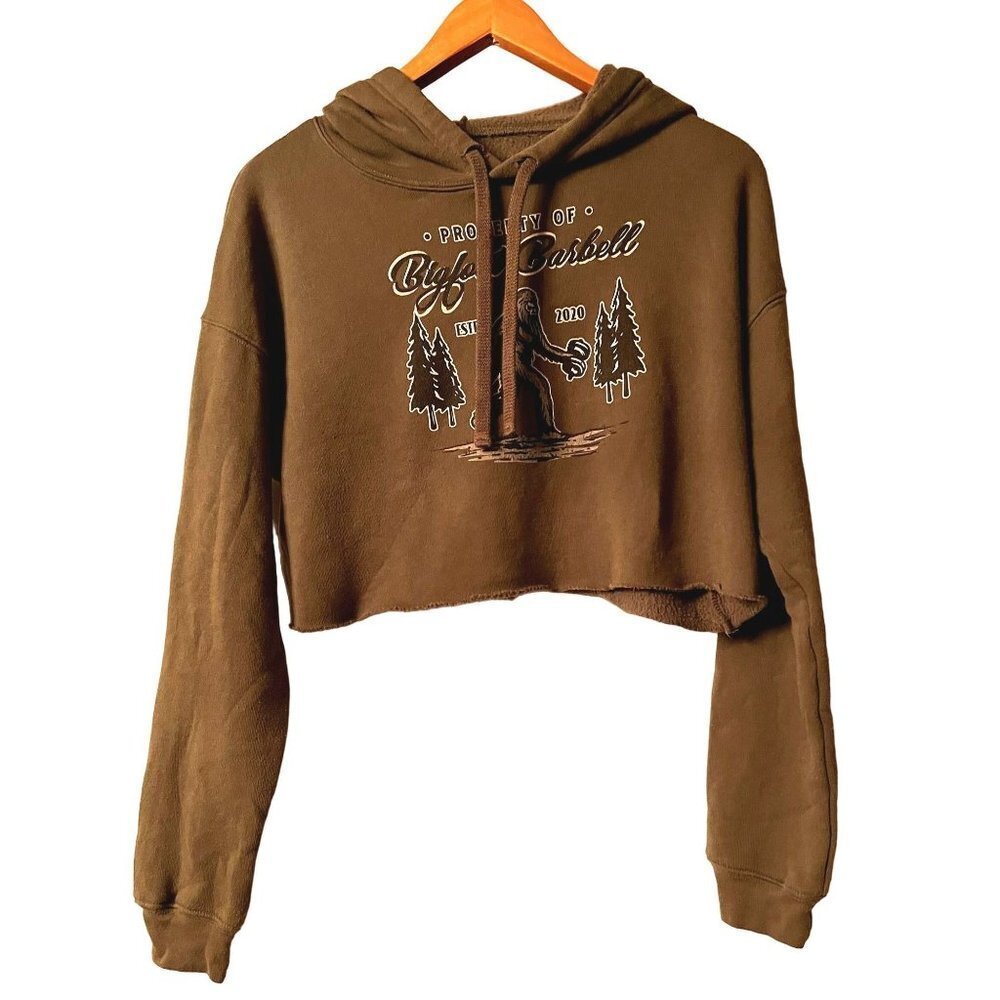Bella Canvas Cropped Bigfoot Hoodie M